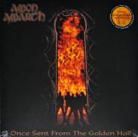 AMON AMARTH - ONCE SENT FROM THE GOLDEN HALL (ORANGE/BLACK MARBLED vinyl LP)