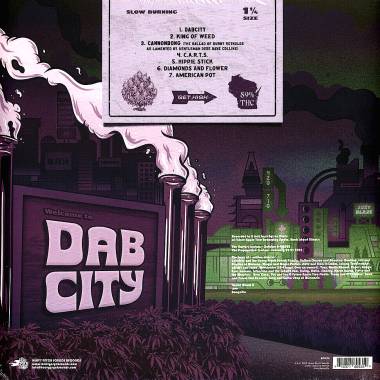 BONGZILLA - DAB CITY (WHITE/GREEN/PURPLE vinyl 2LP)