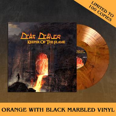 DEAF DEALER - KEEPER OF THE FLAME (MARBLED vinyl LP)