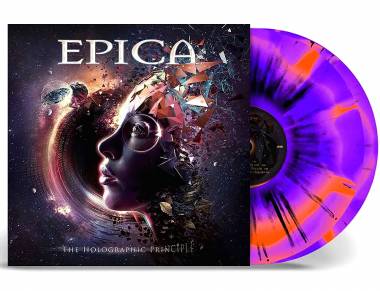 EPICA - THE HOLOGRAPHIC PRINCIPLE (ORANGE PURPLE INKSPOT w/ BLACK SPLATTER vinyl 2LP)