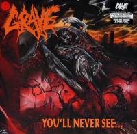 GRAVE - YOU'LL NEVER SEE... (RED vinyl LP)