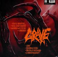 GRAVE - YOU'LL NEVER SEE... (RED vinyl LP)