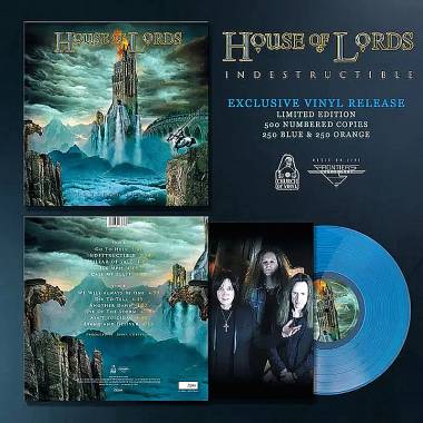 HOUSE OF LORDS - INDESTRUCTIBLE (BLUE vinyl LP)