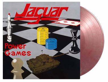 JAGUAR - POWER GAMES (RED/SILVER MIXED vinyl LP)