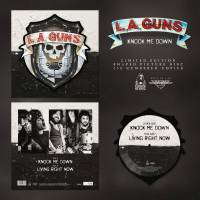 L.A. GUNS - KNOCK ME DOWN (10" SHAPED PICTURE DISC)