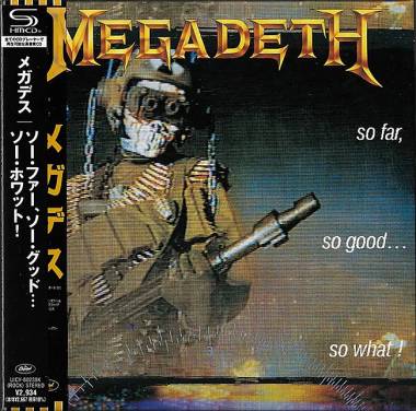 MEGADETH - SO FAR, SO GOOD...SO WHAT! (SHM-CD, MINI LP)