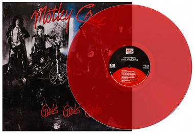 MOTLEY CRUE - GIRLS, GIRLS, GIRLS (RED vinyl LP)