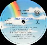 NIGHT RANGER - 7 WISHES (LP)