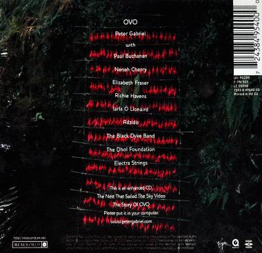 PETER GABRIEL - OVO (CD)