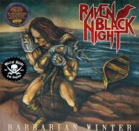 RAVEN BLACK NIGHT - BARBARIAN WINTER (BLUE MARBLED vinyl 2LP)