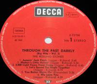 ROLLING STONES - THROUGH THE PAST DARKLY (LP)