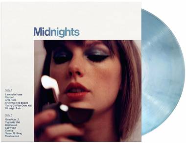 TAYLOR SWIFT - MIDNIGHTS (BLUE MARBLED vinyl LP)