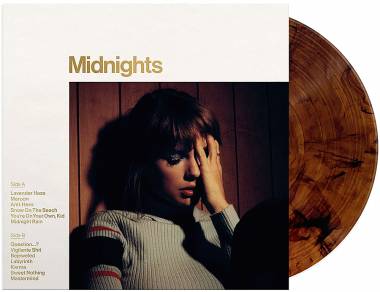 TAYLOR SWIFT - MIDNIGHTS (MAHOGANY MARBLED vinyl LP)