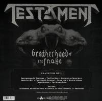 TESTAMENT - BROTHERHOOD OF THE SNAKE (PICTURE DISC 2LP + CD BOX SET)