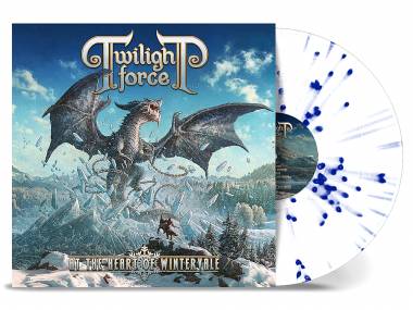 TWILIGHT FORCE - AT THE HEART OF WINTERVALE (WHITE w/ BLUE SPLATTER vinyl LP)