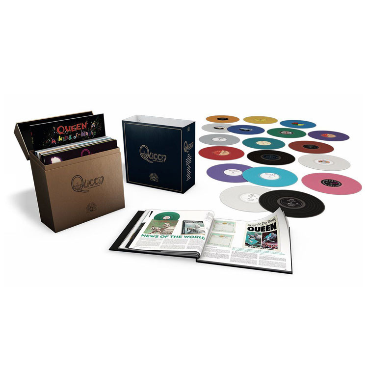 QUEEN - THE STUDIO COLOURED vinyl BOX SET)