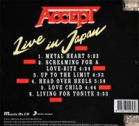 ACCEPT - LIVE IN JAPAN (CD)