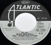 AC/DC - ROCK AND ROLL AIN'T NOISE POLLUTION (7")