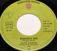 ALICE COOPER - SCHOOL'S OUT (7")