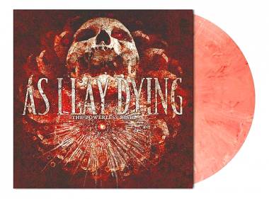AS I LAY DYING - THE POWERLESS RISE (RED/WHITE MARBLED vinyl LP)