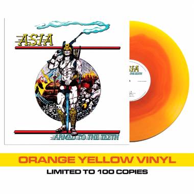 ASIA - ARMED TO THE TEETH (YELLOW/ORANGE SWIRL vinyl LP)