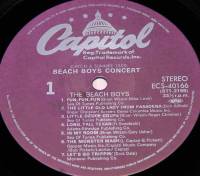 THE BEACH BOYS - CONCERT (LP)