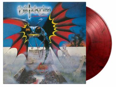 BLITZKRIEG - A TIME OF CHANGES  (RED/BLACK MIXED vinyl LP)