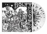 BOLT THROWER - IN BATTLE THERE IS NO LAW (WHITE w/ BLACK & GREY SPECKLES vinyl LP)