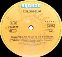 COLOSSEUM - THOSE WHO ARE ABOUT TO DIE SALUTE YOU (LP)