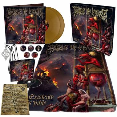 CRADLE OF FILTH - EXISTENCE IS FUTILE (GOLD vinyl 2LP + CD BOX SET)