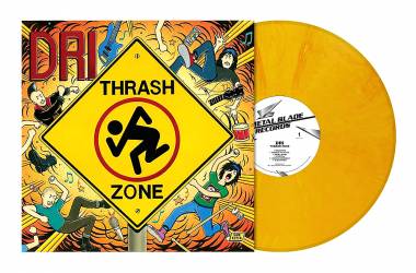 D.R.I. - THRASH ZONE (FIERY ORANGE MARBLED vinyl LP)