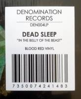 DEAD SLEEP - IN THE BELLY OF THE BEAST (RED vinyl LP)