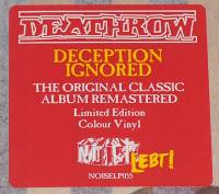 DEATHROW - DECEPTION IGNORED (SILVER vinyl LP)