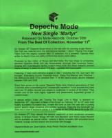 DEPECHE MODE - MARTYR REMIXED (CD)