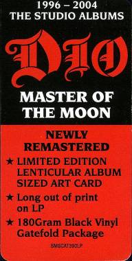 DIO - MASTER OF THE MOON (LP)