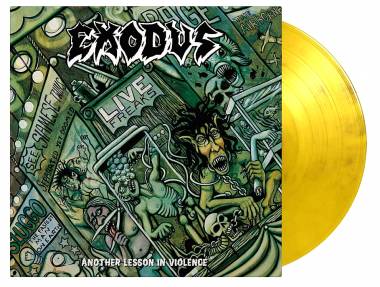 EXODUS - ANOTHER LESSON IN VIOLENCE (YELLOW/BLACK MARBLED vinyl 2LP)