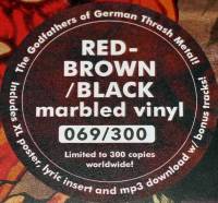 EXUMER - HOSTILE DEFIANCE (RED-BROWN/BLACK MARBLED vinyl LP)