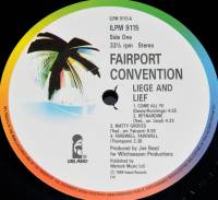 FAIRPORT CONVENTION - LIEGE & LIEF (LP)