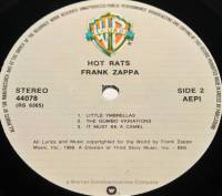FRANK ZAPPA - HOT RATS (LP)