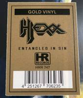 HEXX - ENTANGLED IN SIN (GOLD vinyl LP)
