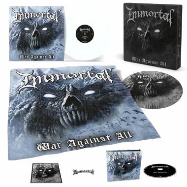 IMMORTAL - WAR AGAINST ALL (WHITE vinyl LP + CD BOX SET)
