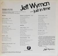 JEFF WYMAN - JUST IN TIME (LP)