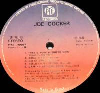 JOE COCKER - JOE COCKER (LP)