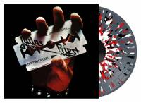 JUDAS PRIEST - BRITISH STEEL (GREY w/ RED, WHITE & CLACK SPECKLES vinyl LP)
