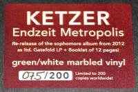 KETZER - ENDZEIT METROPOLIS (GREEN/WHITE MARBLED vinyl LP)