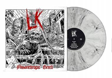 LIK - MISANTHROPIC BREED (WHITE/BLACK MARBLED vinyl LP)