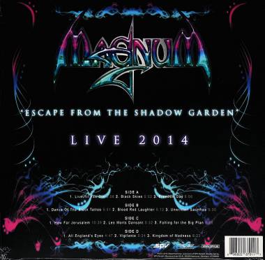 MAGNUM - ESCAPE FROM THE SHADOW GARDEN-LIVE 2014 (2LP + CD)