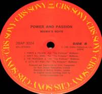 MAMA'S BOYS - POWER AND PASSION (LP)