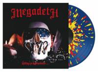 MEGADETH - KILLING IS MY BUSINESS (BLUE w/ YELLOW & RED SPECKLES vinyl LP)