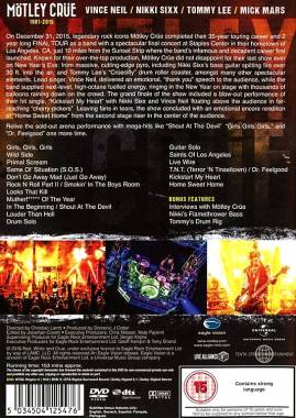 MOTLEY CRUE - THE END: LIVE AT LOS ANGELES (DVD)